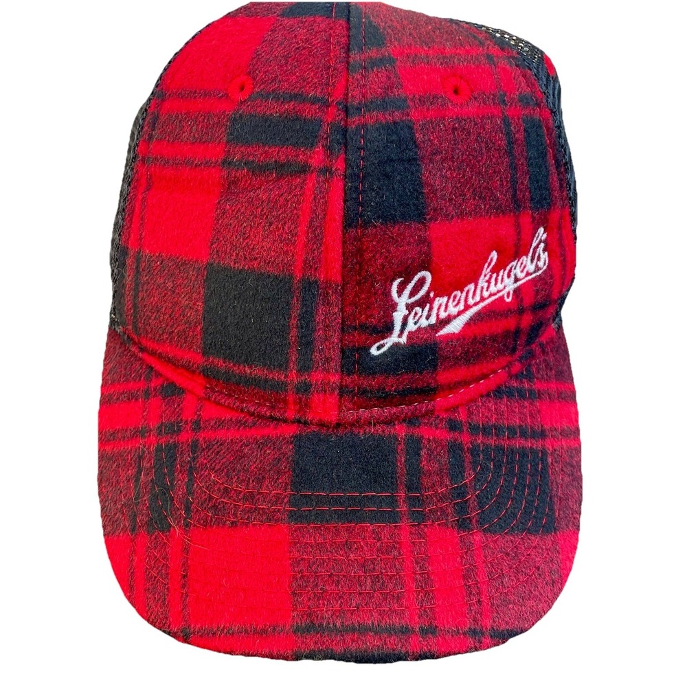 Buffalo Red Plaid Legacy Leinenkugel's Adjustable Snapback Baseball Hat/Cap